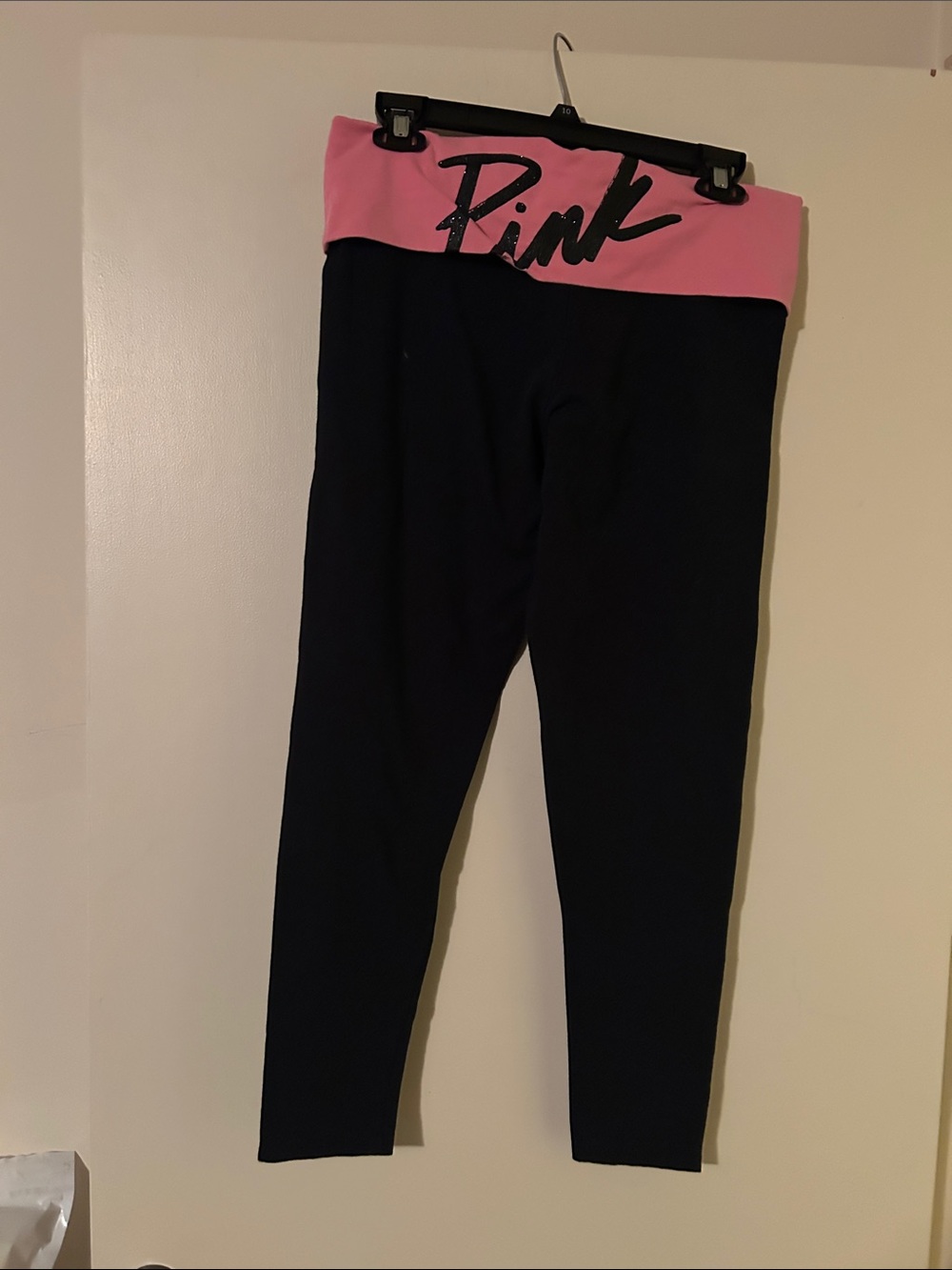 Pink yoga pants